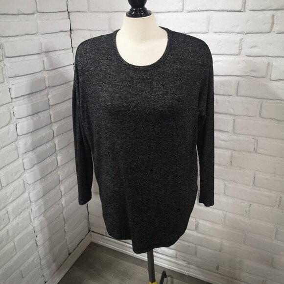 Buffalo David Bitton Ladies Size Large Black & Grey Lightweight Sweater - Picture 1 of 9